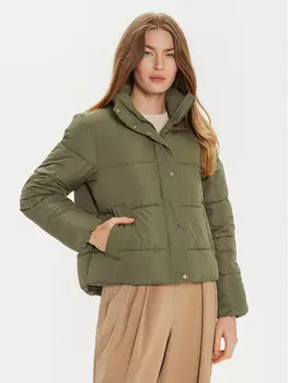Пуховик стандартного кроя Vero Moda, коричневый