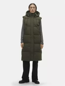 Пуховик стандартного кроя Vero Moda, серый