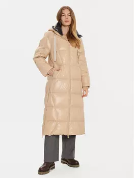Пуховик стандартного кроя Vicolo, бежевый