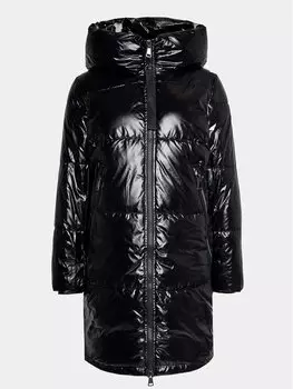 Пуховик стандартного кроя Volcano, черный