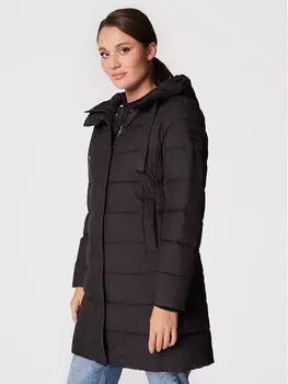 Пуховик стандартного кроя Volcano, черный