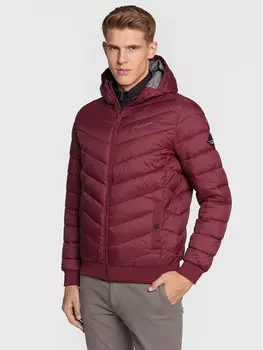 Пуховик стандартного кроя Volcano, красный