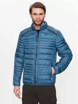 Пуховик стандартного кроя Volcano, синий