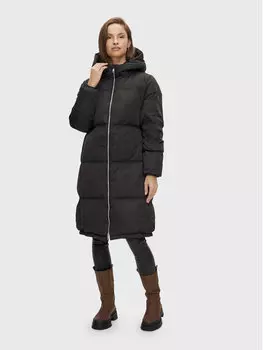 Пуховик стандартного кроя Yas, черный