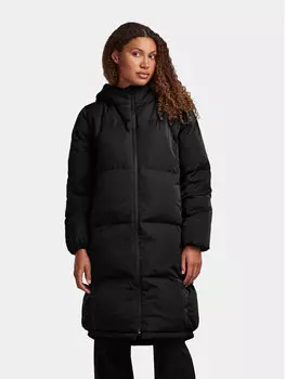 Пуховик стандартного кроя Yas, черный