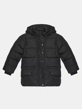 Пуховик стандартного кроя Zigzag, черный