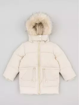 Пуховик стандартного кроя Zippy, бежевый