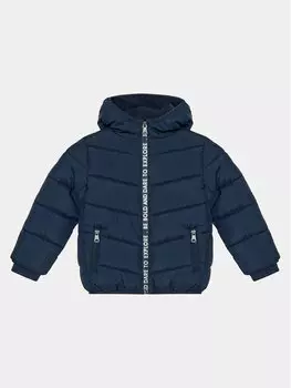 Пуховик стандартного кроя Zippy, синий