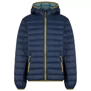 Пуховик Stoic Kid's TarfalaSt Down Hoody, цвет Navy/Farngreen