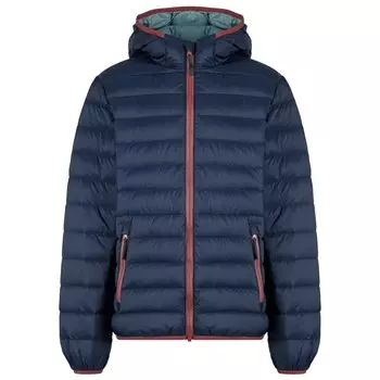 Пуховик Stoic Kid's TarfalaSt Down Hoody, цвет Navy/Light Berry