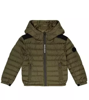 Пуховик Sundance с капюшоном Woolrich, зеленый
