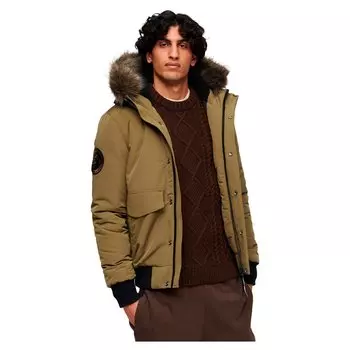 Пуховик Superdry Everest, коричневый