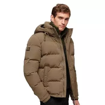 Пуховик Superdry Everest Short, коричневый