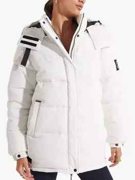 Пуховик Superdry Expedition Cocoon, цвет Новый мел