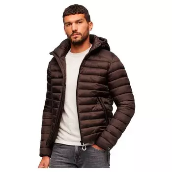 Пуховик Superdry Fuji Sport, коричневый