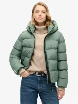 Пуховик Superdry Hooded Sports, цвет laurel khaki