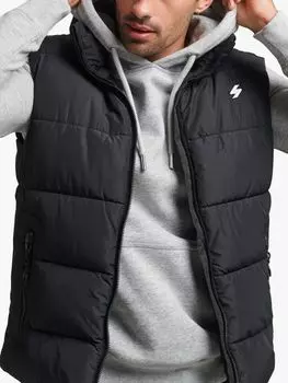 Пуховик Superdry Sports, черный