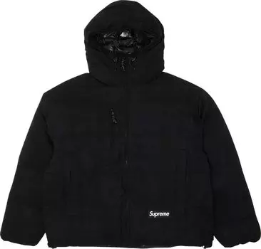 Пуховик Supreme Madras Reversible WINDSTOPPER Puffer Jacket 'Black', черный