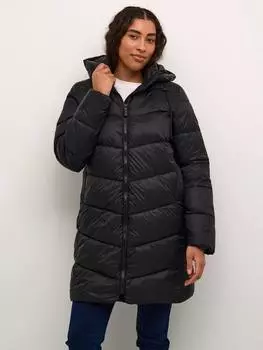 Пуховик сюзанны KAFFE, цвет Deep Black