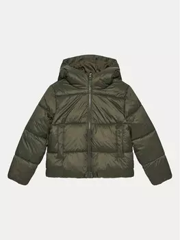 Пуховик свободного кроя 4F, хаки