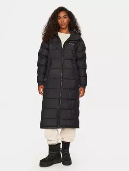 Пуховик свободного кроя Columbia, черный