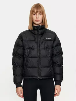 Пуховик свободного кроя Columbia, черный