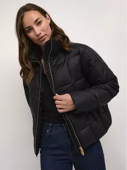 Пуховик свободного кроя Culture, черный