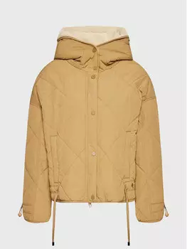 Пуховик свободного кроя Deha, бежевый