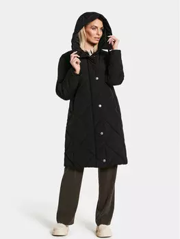 Пуховик свободного кроя Didriksons, черный