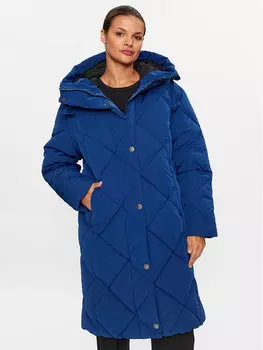 Пуховик свободного кроя Didriksons, синий