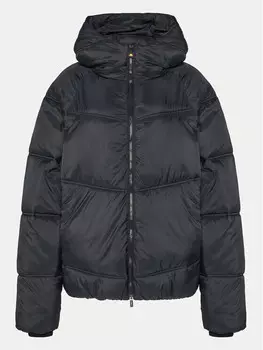 Пуховик свободного кроя Ellesse, черный
