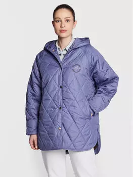 Пуховик свободного кроя Femi Stories, фиолетовый