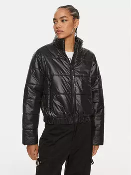 Пуховик свободного кроя Hugo, черный