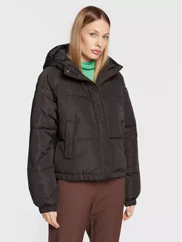 Пуховик свободного кроя Ichi, черный