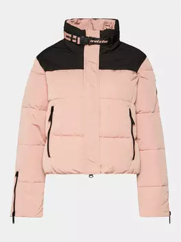 Пуховик свободного кроя Invicta, розовый
