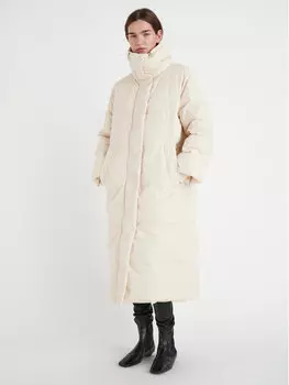 Пуховик свободного кроя Inwear, экрю