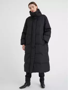 Пуховик свободного кроя Inwear, черный