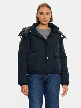 Пуховик свободного кроя Lee, черный