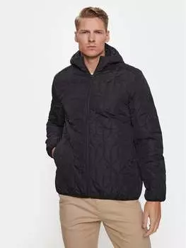 Пуховик свободного кроя Lindbergh, черный