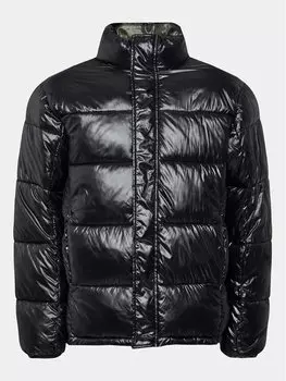 Пуховик свободного кроя Lindbergh, черный