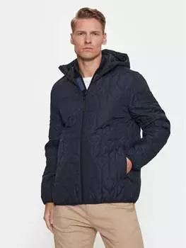 Пуховик свободного кроя Lindbergh, синий