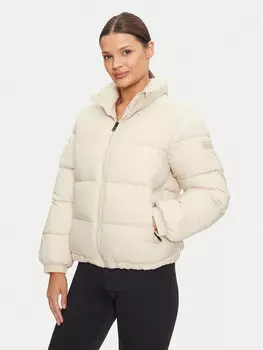 Пуховик свободного кроя Napapijri, бежевый