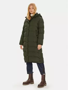 Пуховик свободного кроя Pepe Jeans, зеленый
