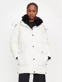 Пуховик свободного кроя Rinascimento, белый