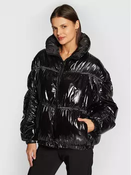 Пуховик свободного кроя Rinascimento, черный