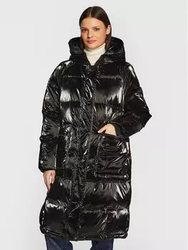 Пуховик свободного кроя Rinascimento, черный