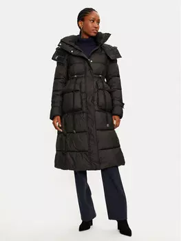 Пуховик свободного кроя Rinascimento, черный