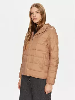 Пуховик свободного кроя Roxy, бежевый