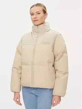 Пуховик свободного кроя Tommy Hilfiger, бежевый