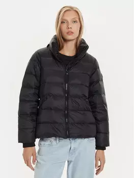 Пуховик свободного кроя Tommy Hilfiger, черный